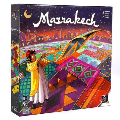 Matto kauppias lautapelikortti Marrakech Marrakech Land Grab työpöytä vanhempi-lapsi lautapelikortti