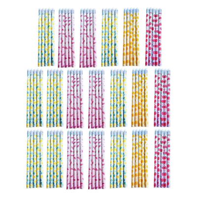 100 kpl sarjakuvakynä puulyijykynät pyyhekumeilla, motivoiva lyijykynä sukka täyteaineet lapsen opiskelijan syntymäpäivälahjaksi HB-malli