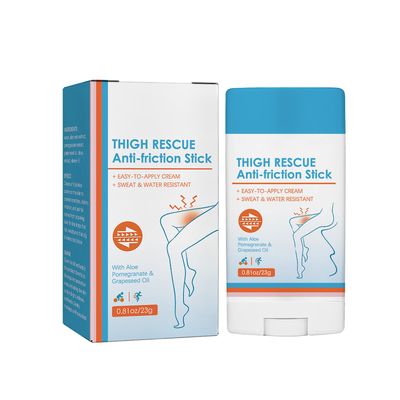 unbrand Anti Chafe Balm, Glide Anti Hankauspuikko, Reide Rescue Anti-friction Stick Cream Protection for Lower Arm, kantapää, reisi 2pcs