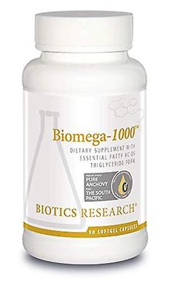 Biotics Biotika forskning biomega 1000 omega 3 fiskolja tillägg 90 softgels