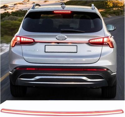 takavalon jatko-LED yhteensopiva Hyundai Santa Fe 2021 2022: n kanssa, takavalot takapuskurin valot jarruvalo takatavaratila kolmas jarruvalo