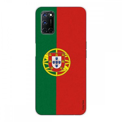 Crazy Kase Hull For Oppo A72 I Silikone Soft 1 Mm, portugisisk flag