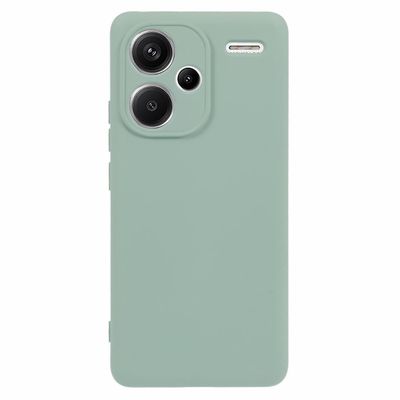 Xiaomi Redmi Note 13 Pro+ 5G -puhelimen koteloon, 2.0 mm:n naarmuuntumaton pehmeä TPU-takakuori - vihreä Monivärinen Green