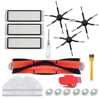 Filter & rulle børste kit til Xiaomi Mijia / roborock S50 S51 S55 S6 støvsuger tilbehør udskifte dele til rengøring af hjemmet