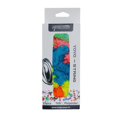 Magicyoyo 100% polyesteri ammattimainen yoyo-jouset reagoiville ja reagoimattomille yoyoille - pakkaus Satunnainen väri