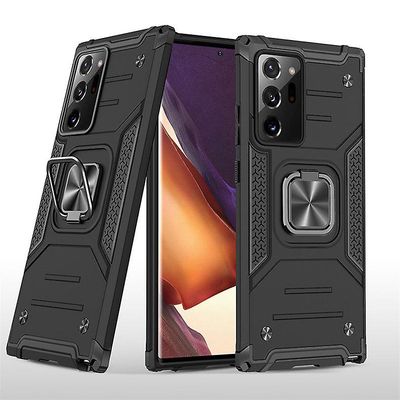 Shockproof rustning sag til Samsung s10 med støttefod all inclusive dække sort rpc1156