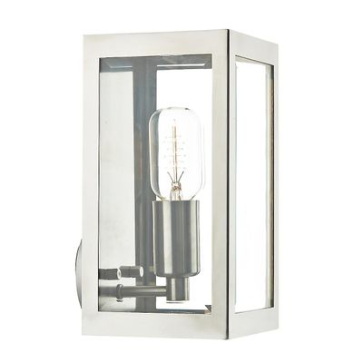 Dar Lighting Era Lantern Væglampe Rustfrit Stål IP44