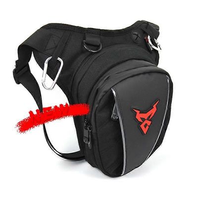 Motocentric moottoripyörä reisilaukku Oxford kangas moottoripyörän jalkareppu monitoiminen lonkka pyllyvyö fanny laukku moto-ajoon Punainen