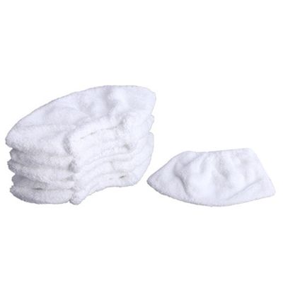 5x Til Karcher Sc2 Sc3 Sc4 Sc5 Steam Støvsuger Terry Cloth Rengøring Pads Fliser Brusere Køkken Komfurer Range Hætter Moppe Klud