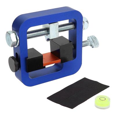 Ammattimainen alumiininen yleiskäyttöinen käsiaseen tähtäimen työntötyökalu - asesepän säätötyökalu, sininen