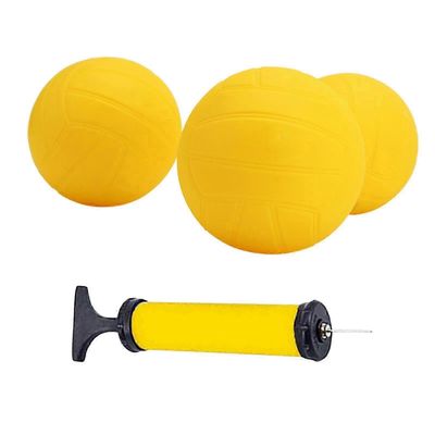 Piikkivaihtopallot pumpulla - Paksut pomppivat pyöreät pelipallot, PVC-puhallettavat takapihalle, nurmikolle ja rannalle 3.5 Inch 3pcs