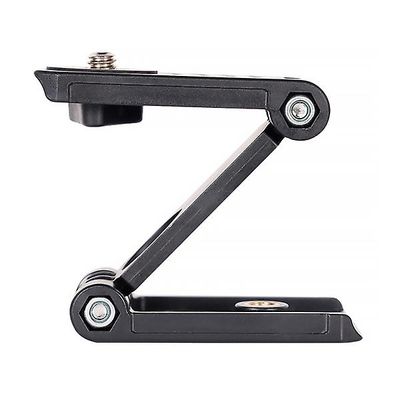 Winomo kamera stativ z type pan tilt brakett folding kamera stativ z telefon brakett Svart 3X16.5CM