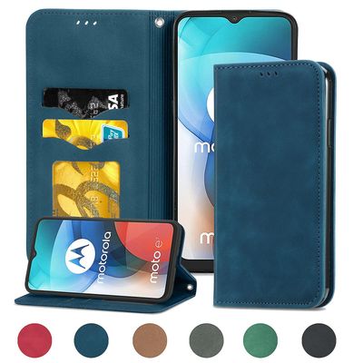 Gangxun Sag For Motorola Moto G Stylus 5g Magnetisk Lukning Læder Tegnebog Cover Housse Etui Shockproof - Blå