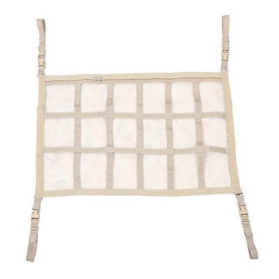 Ajoneuvoverkko Auton kattoteltta Suorakaiteen muotoinen vahvistettu rakenne Polyesteri 90.00X65.00X0.10CM 1Pakkaus Beige