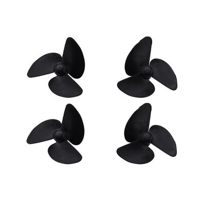 4Pcs 3-blads propell 4 venstre &; 4 høyre for Flytec 2011-5 Fiske agn båt ekkolodd RC båt reservedeler tilbehør Svart