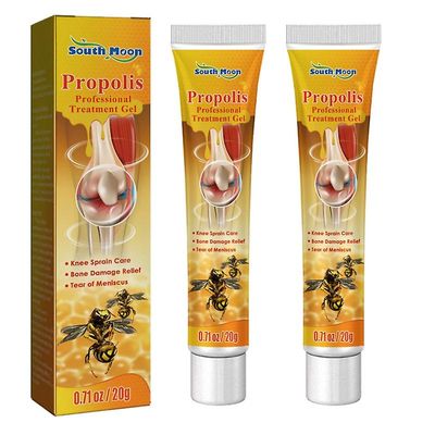 2stk Propolis Treatment Gel, New Zealand Bee Venom Joint Care Gel, Bee Venom Body Massage Gel 20g