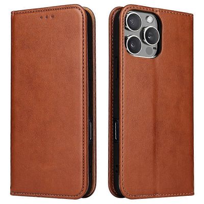 KOVA SHANN iPhone 16 Pro Max -kotelolle PU nahkainen käännettävä jalusta lompakon puhelimen kansi Monivärinen Style D