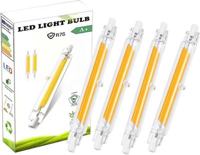 R7s polttimo 118mm led 20w himmennettävä viileä valkoinen 4000K kaksipäinen J-tyypin vaihto halogeeni 100W-200W polttimo 360Beam kulmapakkaus 2 kpl...