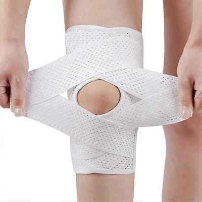 Polvituki sivuvakaimilla, polvikipuun Meniskin repeämä ACL MCL Niveltulehdusvamman toipuminen Säädettävä polvituki miehille ja naisille (xl, valkoi...
