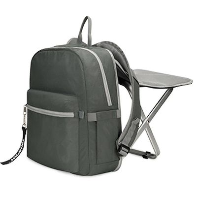 Lett ryggsekk krakk Combo ryggsekk med sammenleggbar stol for utendørs camping fiske Vandring Picnic Bbq