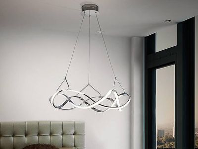 Schuller Lighting Molly Integreret LED Loft Vedhæng Chrome
