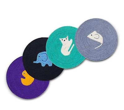 Handuo Cat Scratch Pad Carpet Cat Scratcher Cute Runde Dish Nye Kæledyr Supplies