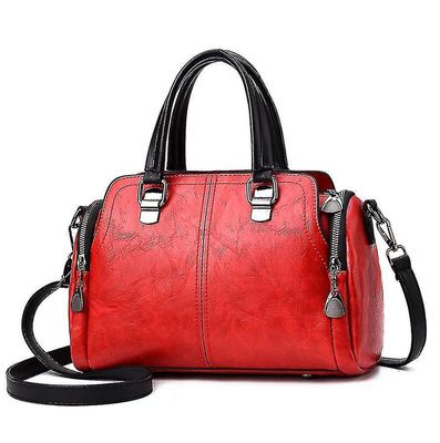 Qian Kvinders Casual håndtaske til Dating (rød)