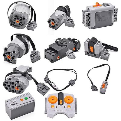 Yhteensopiva Lego Motor Power Building Blocks Toy Monster Motor Moc Mechanical Group Plug-in Technology Varaosasarja Yj5-2 5th battery box 8881