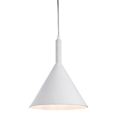Firstlight Lighting Firstlight Everest - 1 Light Dome Loft Vedhæng Hvid med hvid indeni, E27