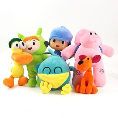 Pocoyo Plys Legetøj Elly Pato Loula Fred Loula Blød Plys Fyldt figur Dukke til Kid Brithday Xmas Gave 22cm Bateau and