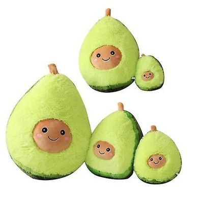 Handuo Cartoon Cute Frugt Avocado Plys Doll Legetøj Avocado Pude Pude gave til børn 30cm