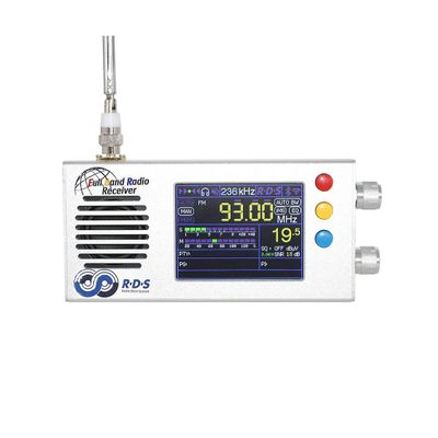 TEF6686 Full Band FM/MW/Shortwave HF/LW Radio Receiver V1.18 Firmware Sølv