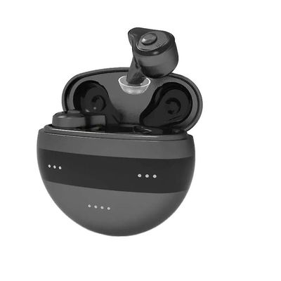 Muggys Bluetooth-ladattava korvan sisäinen kuulolaitesovellus vanhuksille Äänenvahvistin kuuro kuulolaite Korvan kollektori kuulokojeet Musta