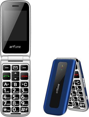 artfone Big Button -matkapuhelin vanhuksille Senior Flip -puhelimet Sim Free Avattu Helppokäyttöiset perusmatkapuhelimet, joissa on 24 LCD-näyttö |...