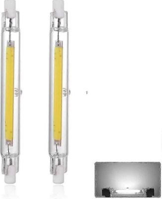 R7S 118mm 40w LED-lamppu viileä valkoinen 6000k, 3000lm, J118 400w halogeenilamppuekvivalentti, himmennettävä, 360 asteen lineaarinen 40w R7s TW---...