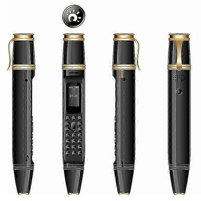 Kaksi SIM-korttia ja kaksi valmiustilaa Minimatkapuhelin 0,96 tuuman kynän muotoisella näytöllä - BM111 Monivärinen Black