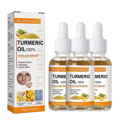 3 stk gurkemeie serum mørke flekker fjerner, mørke flekker korrektor hudfarge serum for ansikt og kropp