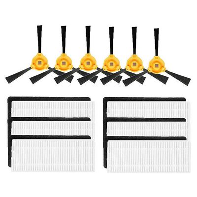 Side Hovedrullepenselfilter til Ecovacs Deebot N79 N79s Dn622 500 N79w N79se For Conga Excellence 5040 990 Vakuumudskiftning