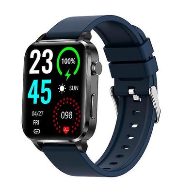 2023 Uusi verensokeri Smart Watch Miehet Sangao Laser hoito Terveys Syke Verenpaine Sport Smartwatch Naisten glukometrikello sininen