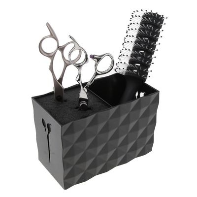 Salon Saks Holder Saks Saks Kam Clips Organizer Arcylic Holder Box Salon Barber Tool Opbevaring Saks Sakse Comb Clips Rack