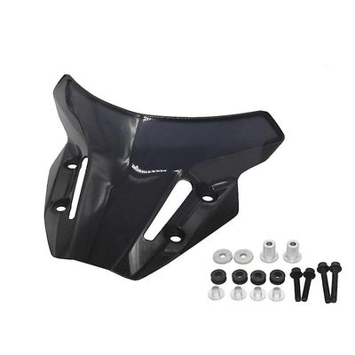 For Mt09 Fz09 Mt-09 Fz-09 2021-2022 Motorsykkel Frontrute Frontrute Deflektor Cover Vindskjerm Bl Svart