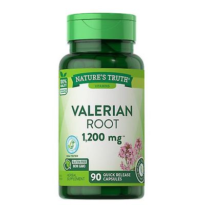 Nature's Truth Nature'S Truth Valerian Root Quick Release kapselit,1200 mg,90 kapselia (1 kpl:n pakkaus)