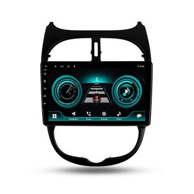 Android Car Radio For Peugeot 206 1998-2012 Multimedia Video Player 2 din WIFI Navigation GPS Stereo