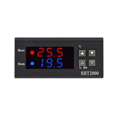 digital temperaturregulator sht2000 intelligent temperaturregulator ac 110 ~ 220v kjøleskap termostat støtte oppvarming / kjøling / fukting / de