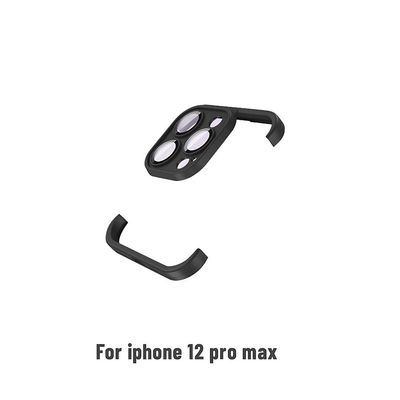 Uusi ylellinen kulmatyyny pehmeä silikonireunasuojakotelo Iphone12 13 14plus:lle Musta iphone12promax