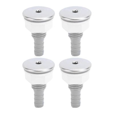 4kpl PVC SPA kylpyammeen kuplasuihkusuutin uima-altaan tarvikkeille - suora ilmakuplasuutin