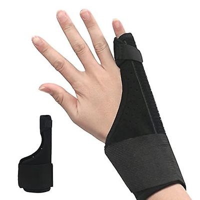 Ofocase Lillfingerskena, lillfingeravtryckarfingerskena för artrit, andningsbara fingerskenor för brutet fingerstöd och karpaltunneltendinit smärta...