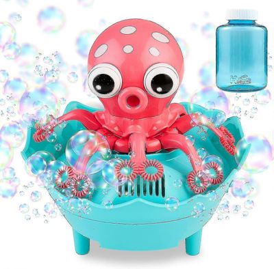 Kuplakone lapsille Pikkulapset Sisälelut Automaattinen kuplakone lapsille Mustekalahai dinosaurus Kesäkuplat lapsille Kylpypuutarha