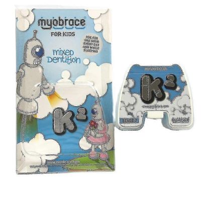 K2 Teeth Trainer Appliance yhteensopiva Lapset/MRC Oikomishoidon hammastentorjuntalaite K2 / K2 Hammastuki yhteensopiva 5-10 vuotta vanha Normaali
