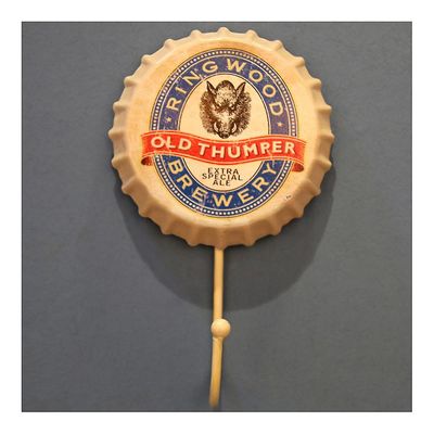 Ruili Vintage Creative Beer Cap Bar Tøj Hat Hook YY51088